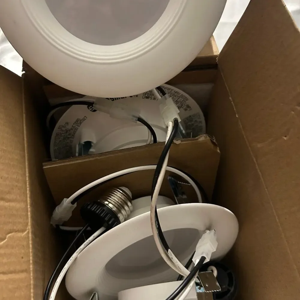 65-Watt Equivalent Softwhite 4 in. GU24 White Integrated LED Recessed Trim